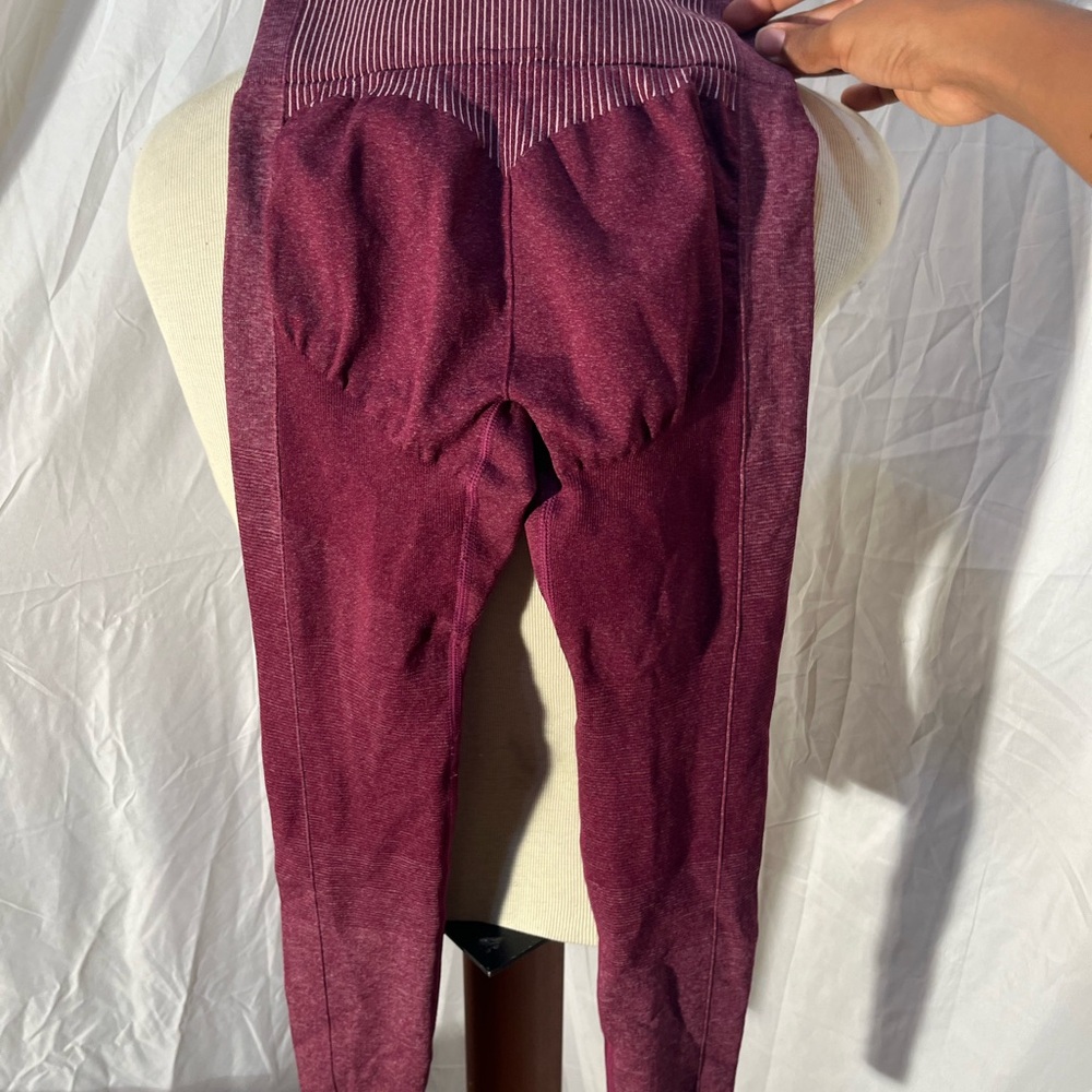Fabletics Wine Red Activewear Set - image 5